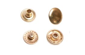 кнопка l-10 цв золото сталь 10мм (уп ок.144шт) veritas –  установочная фурнитура для шитья дома купить в Веллтекс | Челябинск
