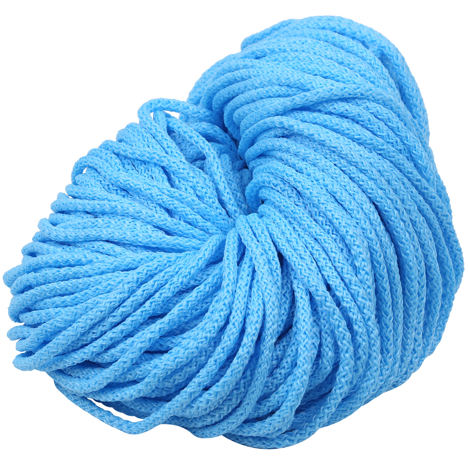 Шнур для одежды круглый цв голубой 6мм (уп 100м) 6-26 купить по 3.1 - в  интернет - магазине Веллтекс | Челябинск .