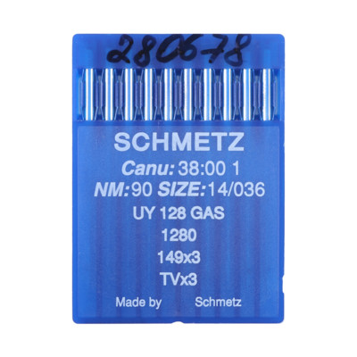 Иглы Schmetz UYx128 GAS №90/14 (уп.10шт) (0)