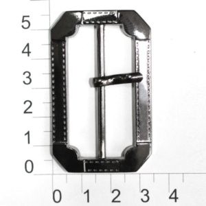 9103К черный никель пряжка металлическая С язычком 45х22мм0