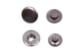 кнопка l-15 цв черный никель нерж 15мм (уп ок.720шт) кл-09 strong купить по цене 10.98 руб - в интернет-магазине Веллтекс | Челябинск
