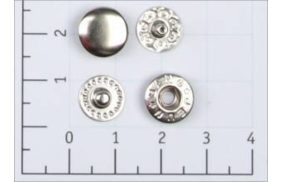 кнопка l-10 цв никель сталь 9.5мм (уп ок.1440шт) k-38 strong купить по цене 1.43 руб - в интернет-магазине Веллтекс | Челябинск
