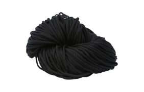 шнур для одежды круглый цв черный 5мм (уп 100м) 5-02 купить по 1.95 для тактического снаряжения в Челябинске 