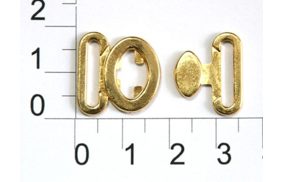 застежки металл для купальников 038r золото 15мм (упаковка 100 штук) | Распродажа! Успей купить!