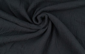 ткань муслин 125гр/м2, 100хб, 135см, синий темный, #40 tog05 купить по цене 300 руб в розницу от 1 метра - в интернет-магазине Веллтекс