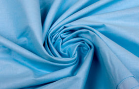 ткань поплин 115гр/м2, 100хб, 220см, однотонная, голубой, люкс tpg038 купить по цене 268 руб в розницу от 1 метра - в интернет-магазине Веллтекс